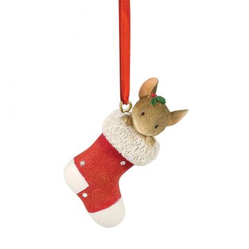 Tails with Heart Christmas Santa Spy Ornament