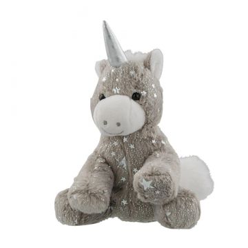 Kalidou Grey and Silver Unicorn Stuffed Animal