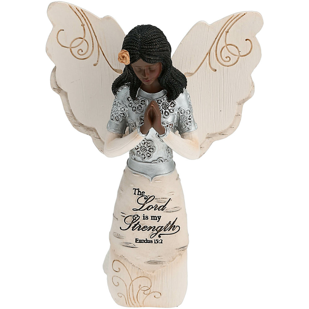 Pavilion Gift Elements Prayer - Ebony Kneeling & Praying Angel