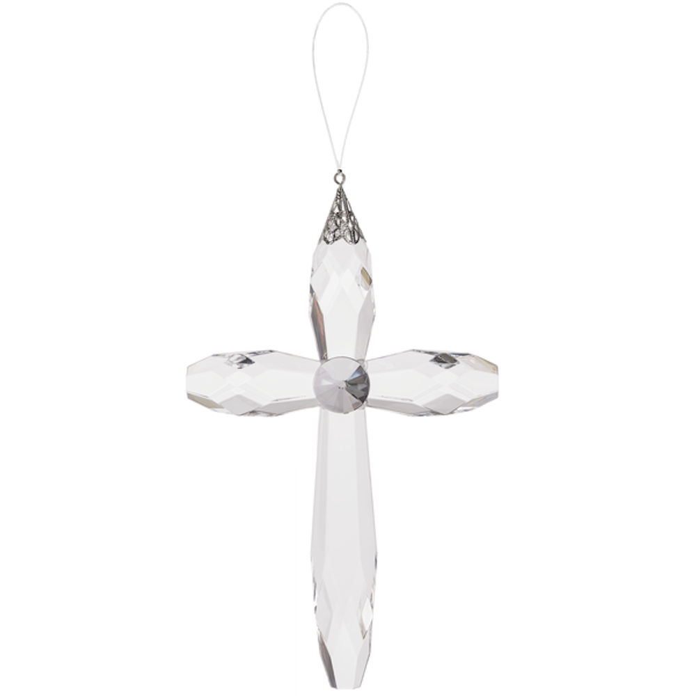 Ganz Crystal Expressions Hanging Clear Cross Ornament