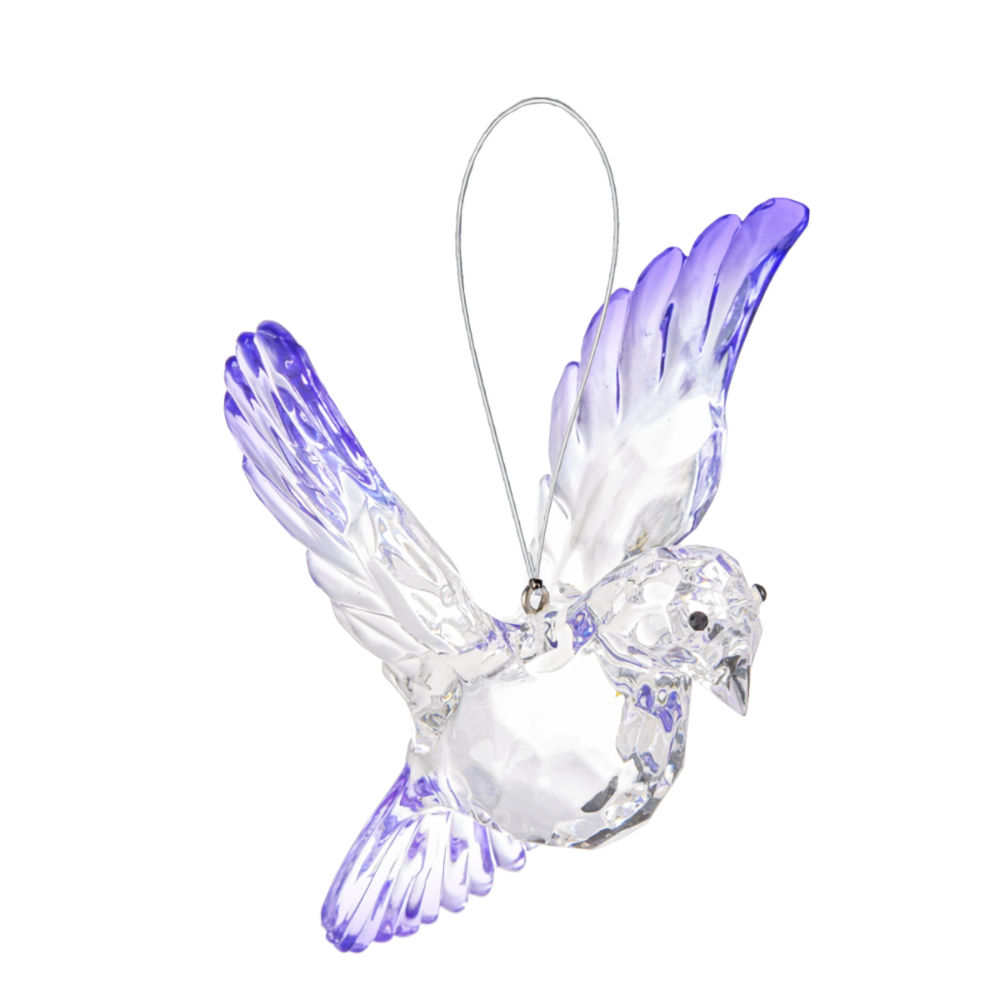 Ganz Crystal Expressions Peaceful Dove Ornament - Purple