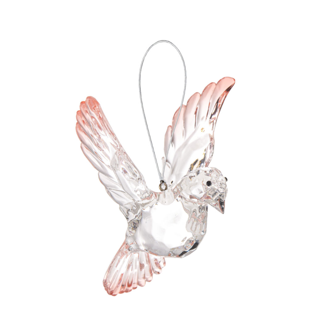 Ganz Crystal Expressions Peaceful Dove Ornament - Pink