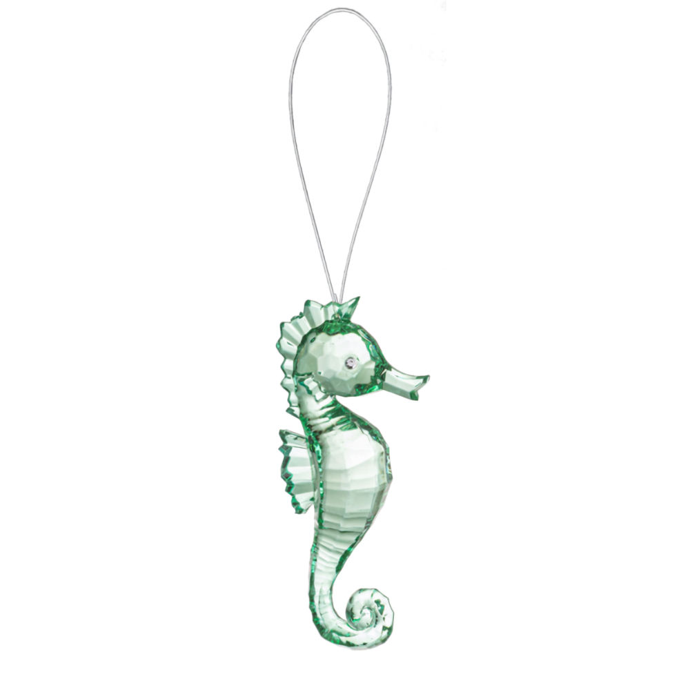 Ganz Crystal Expressions Sparkle Seahorse Ornament - Green
