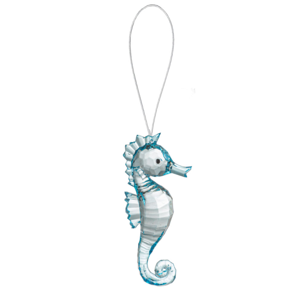 Ganz Crystal Expressions Sparkle Seahorse Ornament - Blue