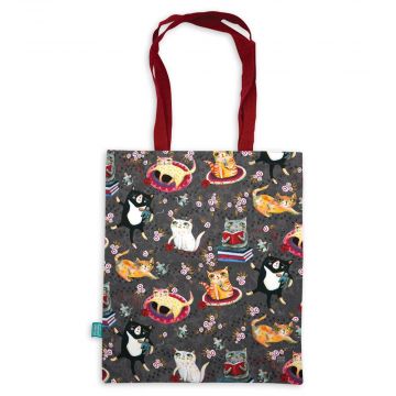Allen Designs Crazy Cats Tote Bag