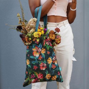 Allen Designs Moody Flowers Tote Bag