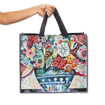 Allen Designs Flower Shopper Bag