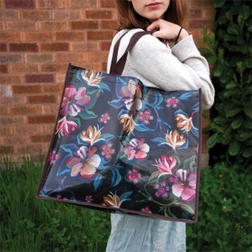 Allen Designs Moody Flowers Shopper Bag