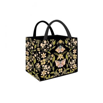 Allen Designs Moth (Black) Shopper Bag