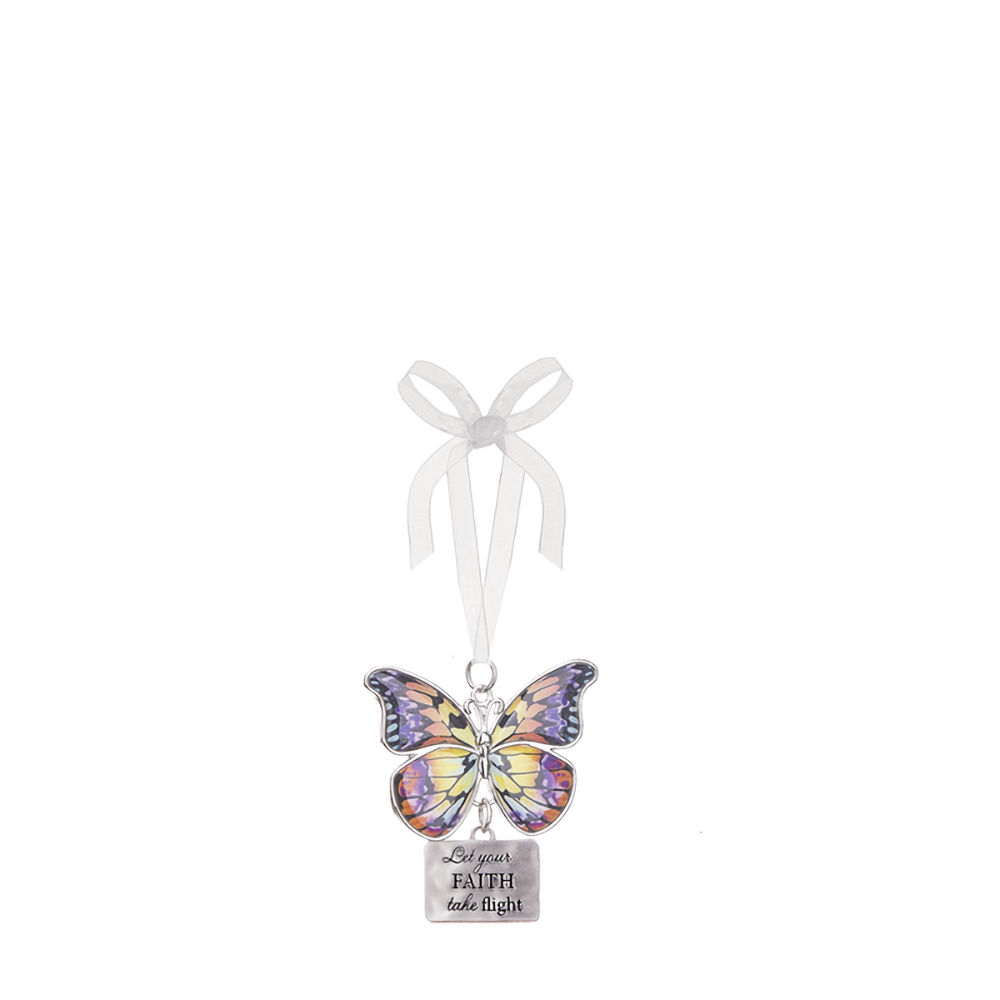 Ganz Blissful Journey Butterfly Ornament - Let Your FAITH Take Flight