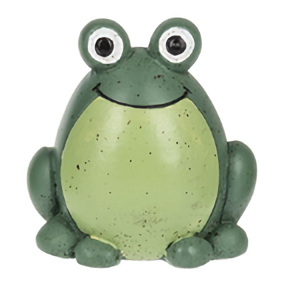 Ganz Happy Little Frog Stone - Light Green Short
