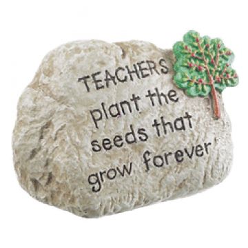 Ganz Teacher Paperweight Rock - Tree