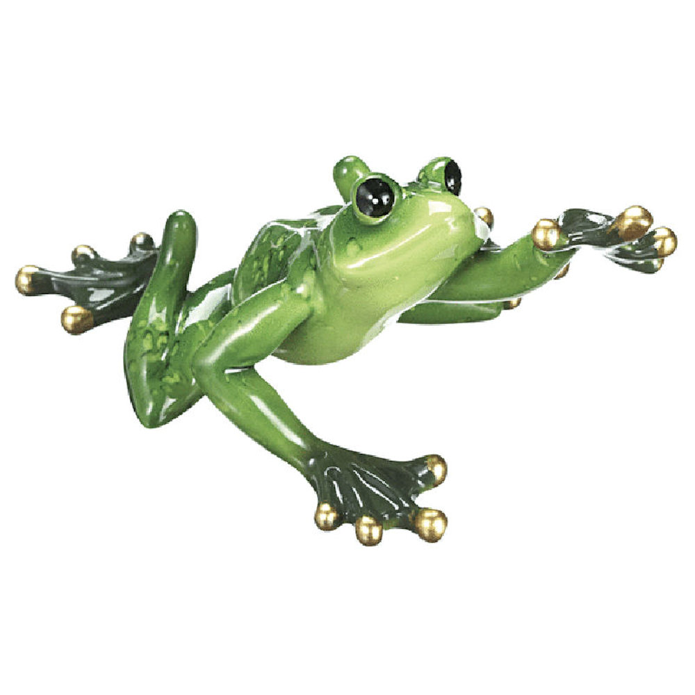 Ganz Small Frog Figurine - Sitting Looking Up