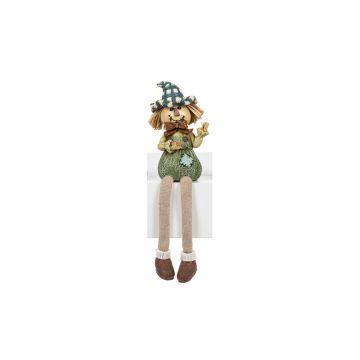 Ganz Rustic Scarecrow Shelfsitter - Blue Hat