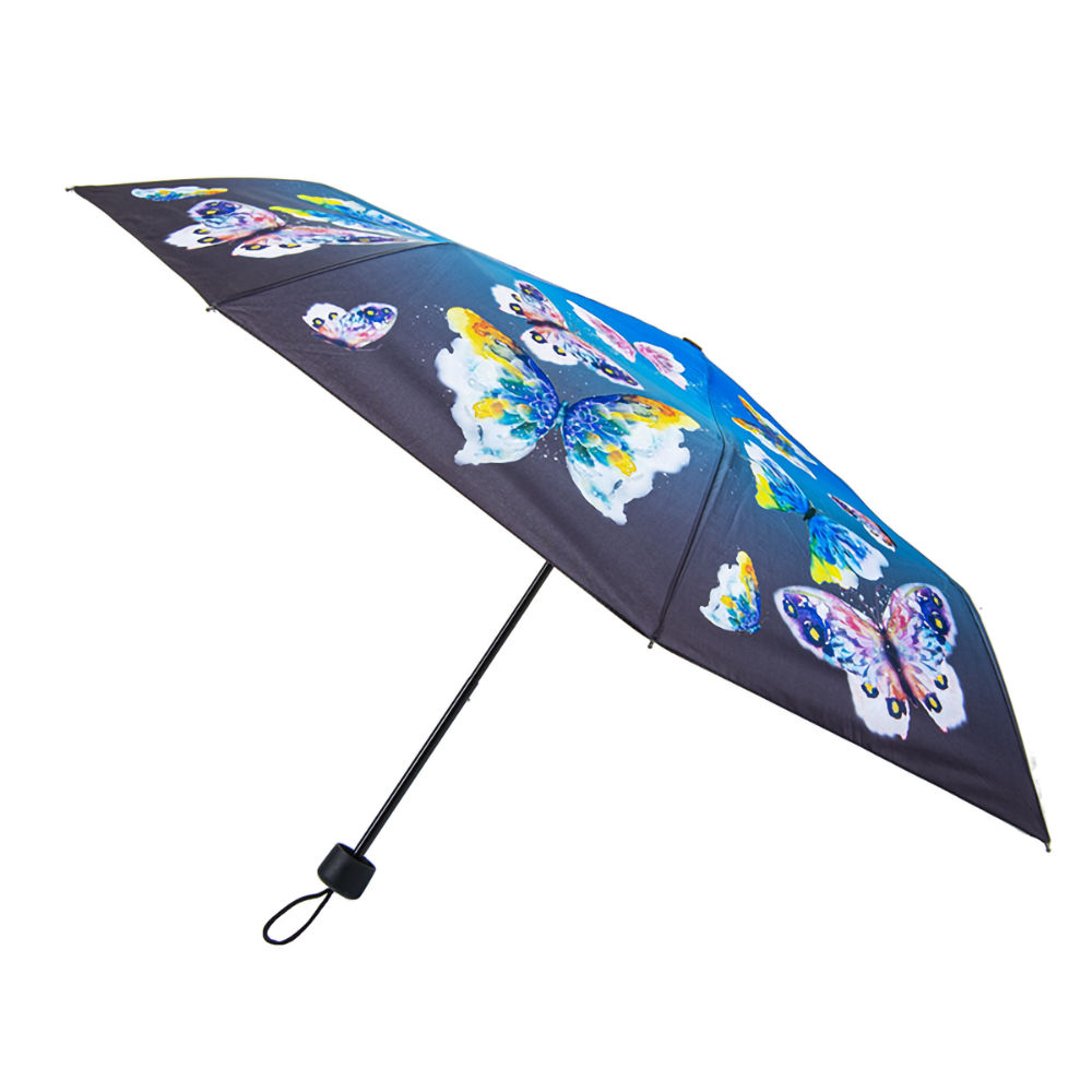 Ganz Butterfly Folding Umbrella - Blue