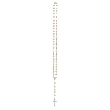 Ganz Clear Rose Bead Rosary