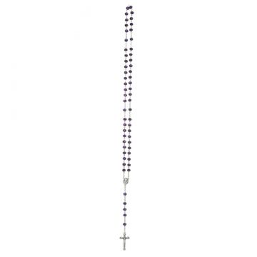 Ganz Purple Faceted Rosary Beads