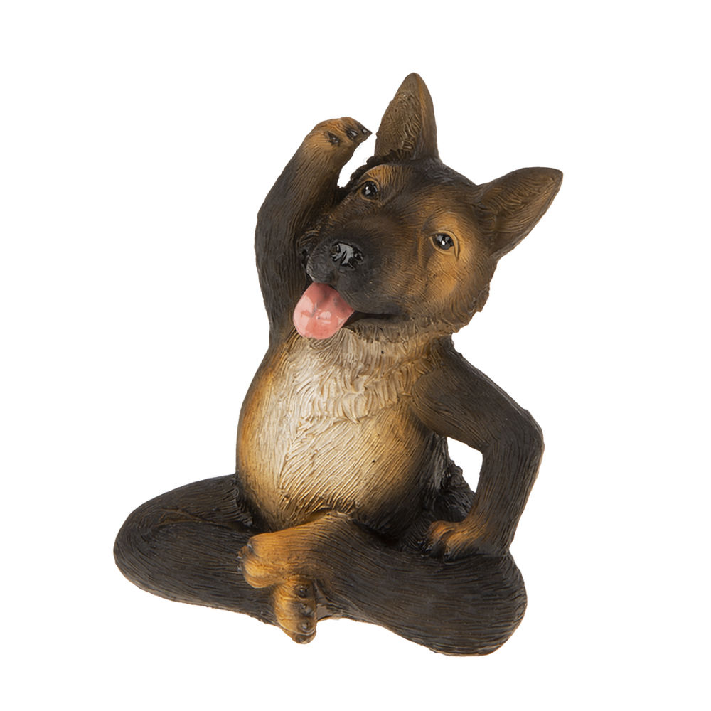 Ganz Yoga Dog Figurine - German Shepherd