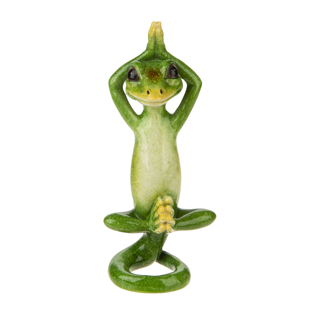 Ganz Yoga Lizard Figurine - Hands Above Head