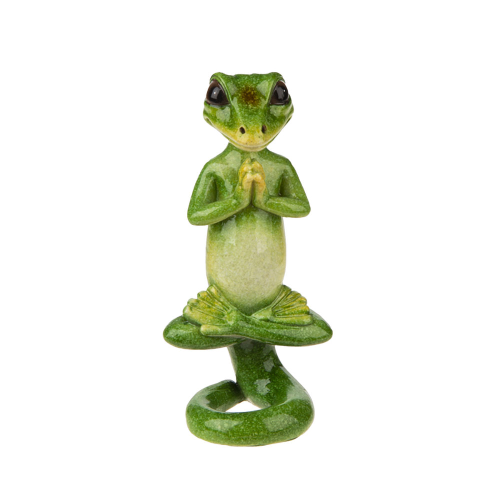 Ganz Yoga Lizard Figurine - Hands At Chest