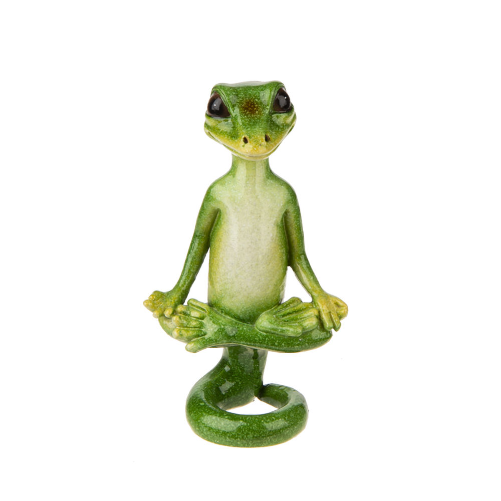 Ganz Yoga Lizard Figurine - Hands At Knees