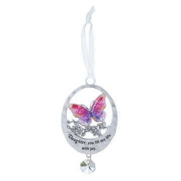 Ganz Blooming Butterflies Ornament - Daughter You Fill My Life With...