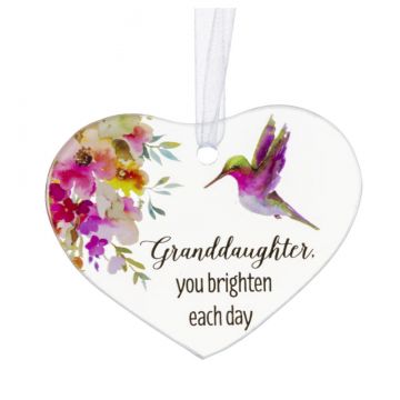 Ganz Life is Beautiful Ornament - Granddaughter, you brighten each day