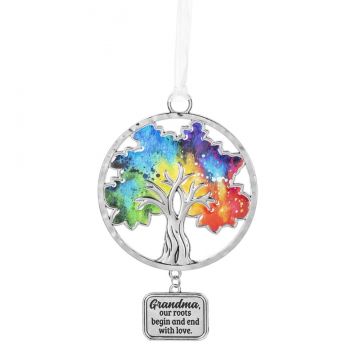 Ganz Life is Beautiful Ornament - Grandma Our Roots Begin And End With