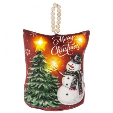 Ganz Country Christmas LED Door Stopper - Merry Christmas