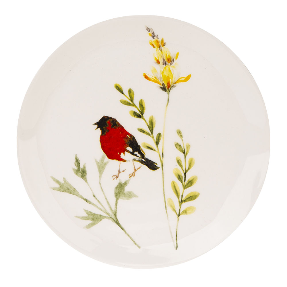Ganz Midwest-CBK Song Bird Plate - Red Bird