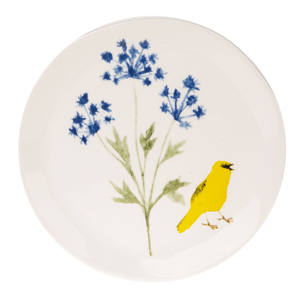 Ganz Midwest-CBK Bird Plate - Yellow Bird