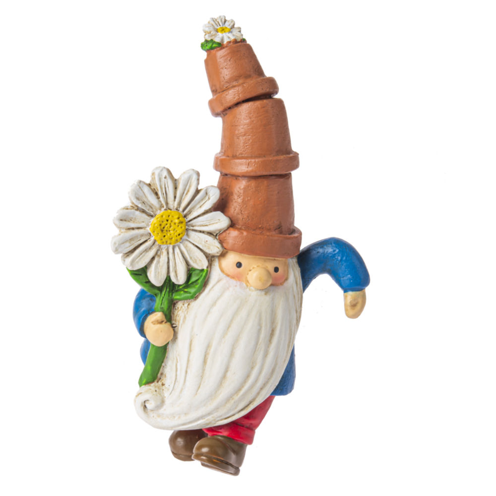 Ganz Midwest-CBK Gnome Pot Sitter - With Daisy