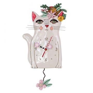Allen Designs Pretty Kitty Clock