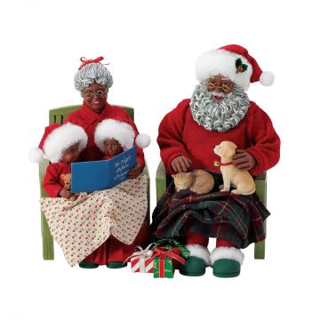 Possible Dreams Storytime African American Santa and Mrs Claus