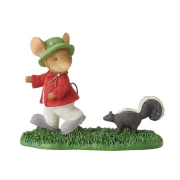 Tails With Heart Skunk Attack Mouse Figurine