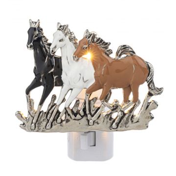 Ganz Midwest-CBK Lights In The Night Galloping Horses Night Light