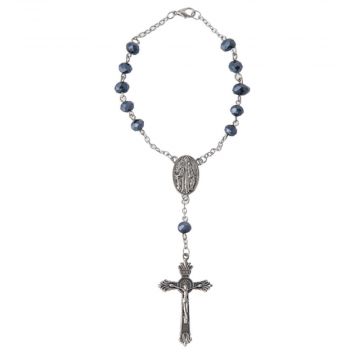 Ganz Car Charm Rosary - Onyx