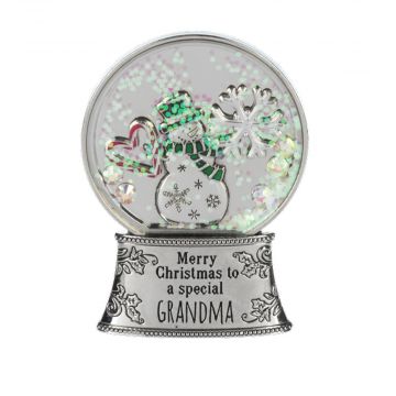 Ganz Snow Much Fun Snow Globe "Merry Christmas to a special Grandma" Ornament