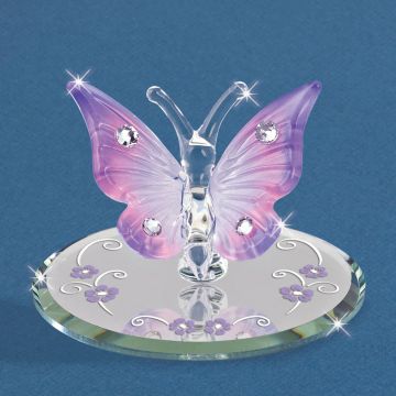 Glass Baron Butterfly Lavander
