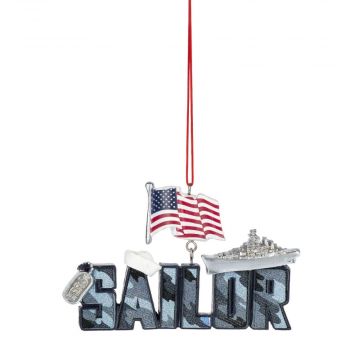 Ganz Midwest-CBK Military Ornament - Sailor