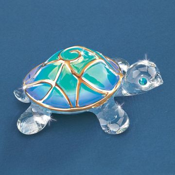 Glass Baron Turtle Tiffany Figurine
