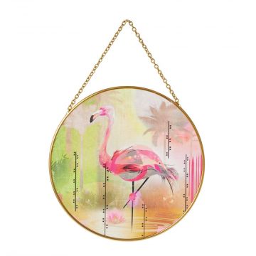 Connie Haley for Izzy and Oliver Pink Flamingo Suncatcher