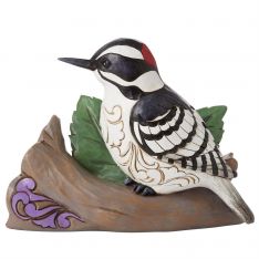 Jim Shore Heartwood Creek Downy Woodpecker Figurine
