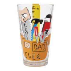 Designs by Lolita Best Dad Ever Pint Glass