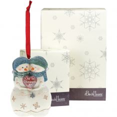 Pavilion Gift Company "1st Christmas" Snowcouple Ornament