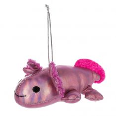 Ganz Amazing Axolotl Pink Ornament