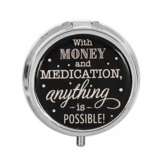 Ganz "With Money And Medication Anything Is Possible" Pillbox