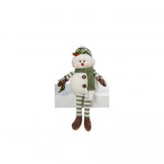 Ganz Comfy & Cozy Christmas Snowman Shelfsitter