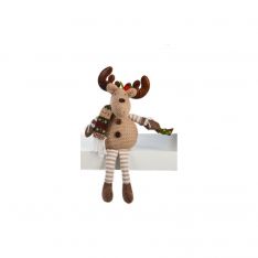 Ganz Comfy & Cozy Christmas Moose Shelfsitter