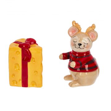 Ganz Mouse and Cheese Salt and Pepper Shakers